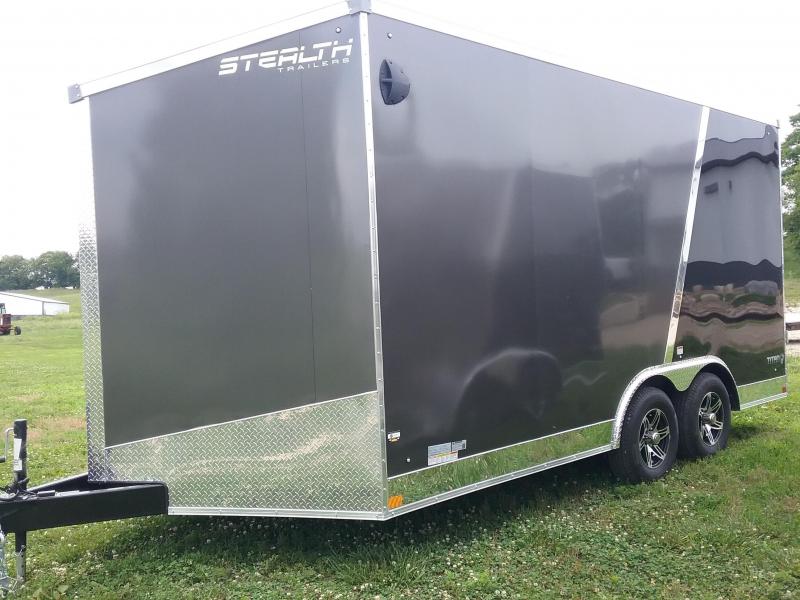 8.5X16 (+12" ADDITIONAL HEIGHT) STEALTH TITAN WITH 5200# AXLES 8.5X16 (+12" ADDITIONAL HEIGHT) STEALTH TITAN WITH 5200# AXLES