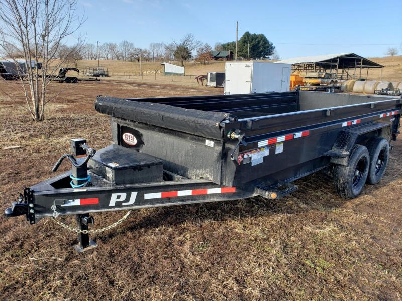 PJ Trailers 14k 83x16 Low Pro Dump Trailer PJ Trailers 14k 83x16 Low Pro Dump Trailer