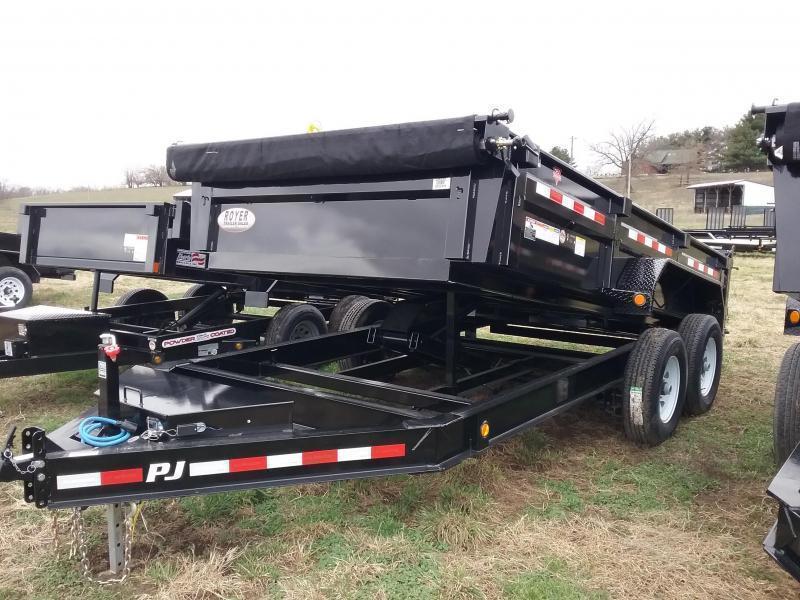 83"X16' PJ Low-Pro Dump Trailer w/ Tarp 83"X16' PJ Low-Pro Dump Trailer w/ Tarp