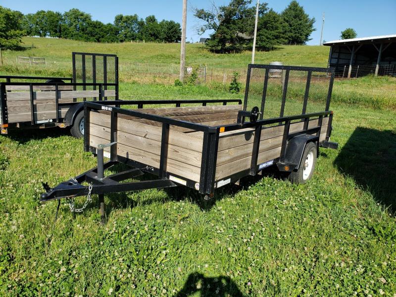 2014 Sure-Trac 3K 6X12 30" Wood Side Utility Trailer 2014 Sure-Trac 3K 6X12 30" Wood Side Utility Trailer