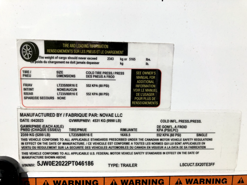 20' Look Trailer MOAB UTV/Weekender Trailer w/ toilet and bed Living