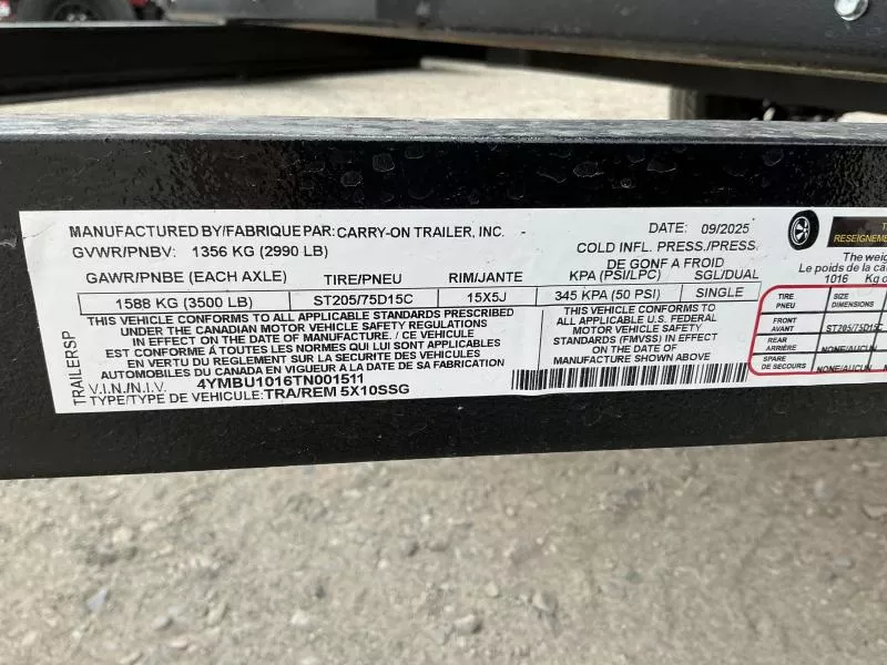 new Utility Trailers Carry-On  for sale, in Yerington, NV Thumbnail 11