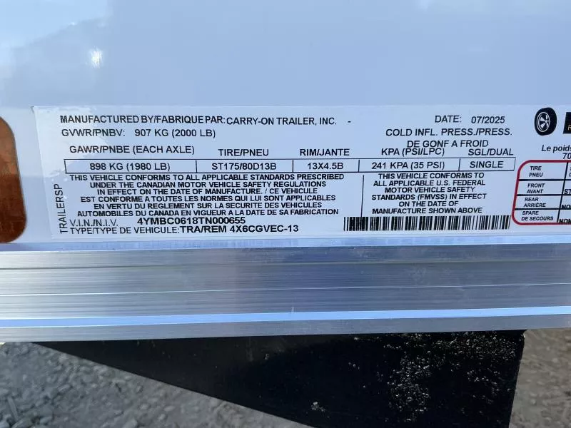 new Cargo (Enclosed) Trailers Carry-On  for sale, in Yerington, NV Thumbnail 10