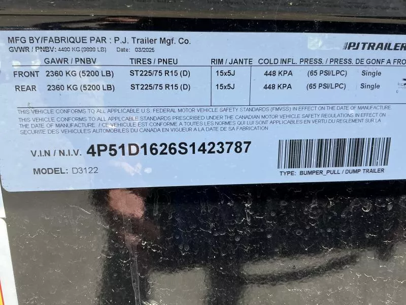 new Dump Trailers PJ Trailers  for sale, in Yerington, NV Thumbnail 13