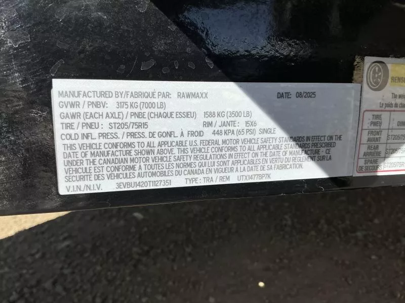 new Utility Trailers RawMaxx  for sale, in Yerington, NV Thumbnail 2