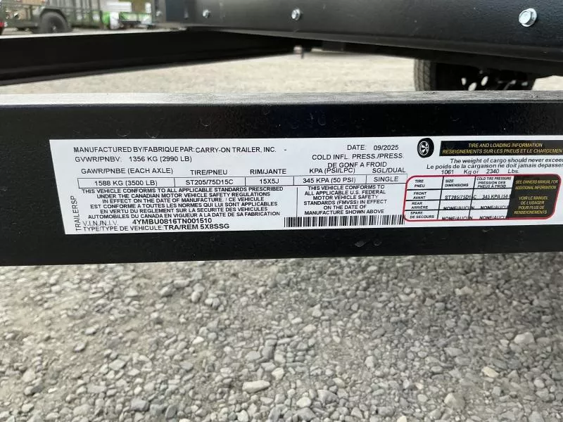 new Utility Trailers Carry-On  for sale, in Yerington, NV Thumbnail 11