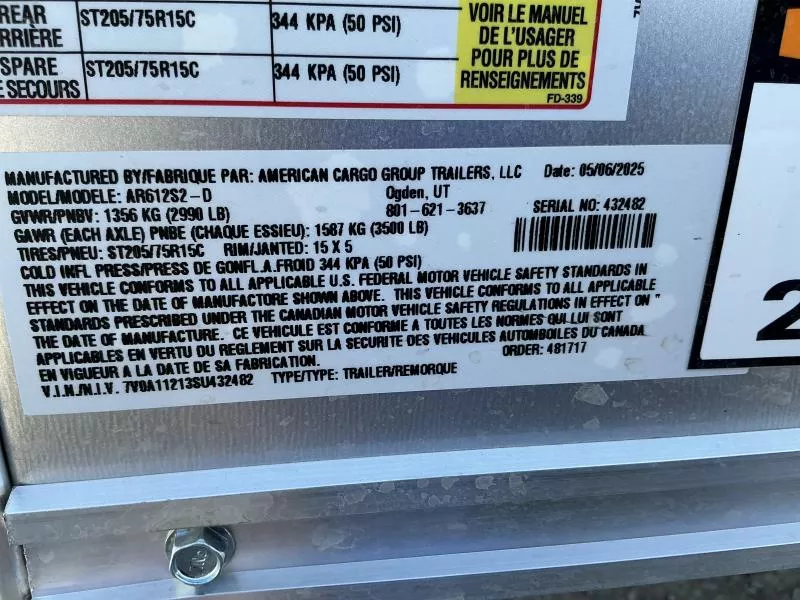 new Cargo (Enclosed) Trailers American Hauler  for sale, in Yerington, NV Thumbnail 15