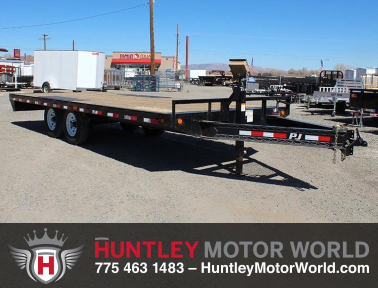 PJ Trailer F8 8" I Beam Deckover Flatbed Trailer- Straight Deck PJ Trailer F8 8" I Beam Deckover Flatbed Trailer- Straight Deck