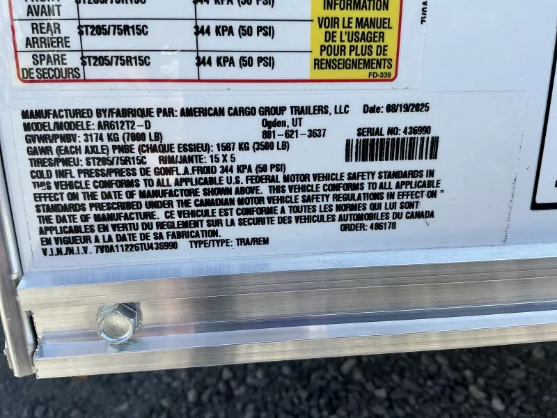 new Cargo (Enclosed) Trailers American Hauler Other for sale, in Yerington, NV Thumbnail 13
