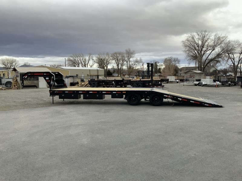 2025 MAXX-D  102" X 32' Gooseneck Flatbed with Hydraulic Dovetail fYkVKS1dm9qn