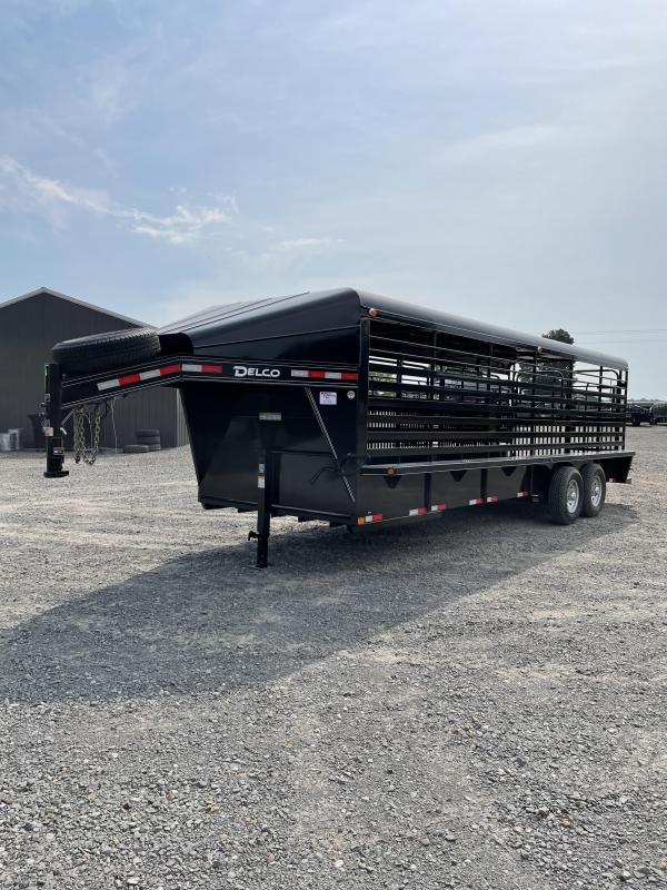2021 Delco Trailers 24x6.8 Metal Top Stock Trailer 2021 Delco Trailers 24x6.8 Metal Top Stock Trailer