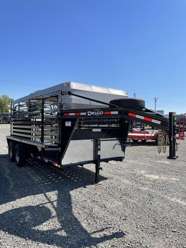 2022 Delco Trailers 16x6.8 Stock Trailer 2022 Delco Trailers 16x6.8 Stock Trailer