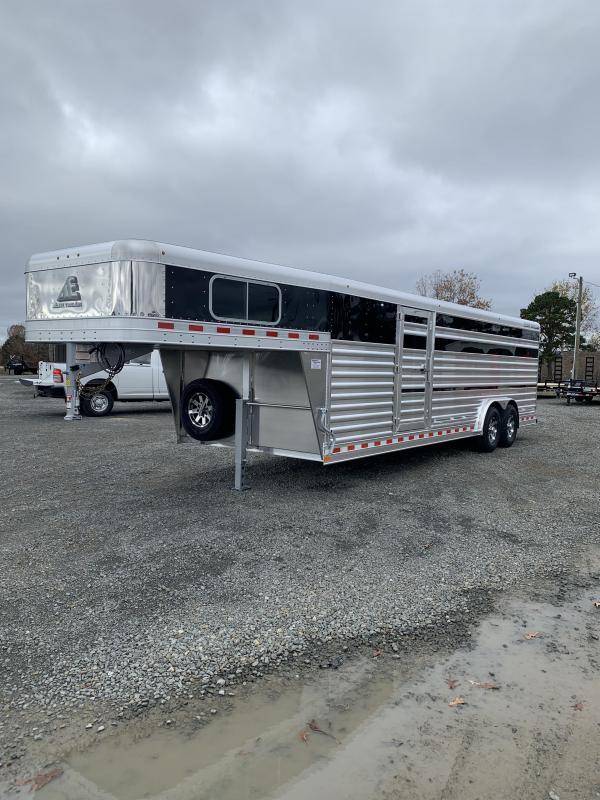 2021 Elite Trailers 8'x25' Show Cattle Stock Combo Trailer 2021 Elite Trailers 8'x25' Show Cattle Stock Combo Trailer