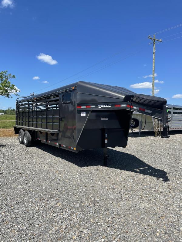 2022 Delco Trailers 24x6.8 Metal Top Stock Combo Trailer 2022 Delco Trailers 24x6.8 Metal Top Stock Combo Trailer