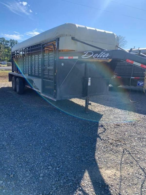 2018 Delta Manufacturing 20x6.8 Stock Livestock Trailer 2018 Delta Manufacturing 20x6.8 Stock Livestock Trailer