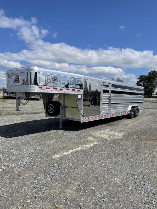 2023 Elite Trailers 8'x28' Show Cattle Stock Combo Trailer 2023 Elite Trailers 8'x28' Show Cattle Stock Combo Trailer