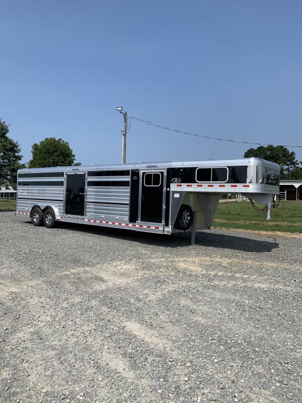 2021 Elite Trailers 8'x28' Show Cattle Stock Combo Trailer 2021 Elite Trailers 8'x28' Show Cattle Stock Combo Trailer