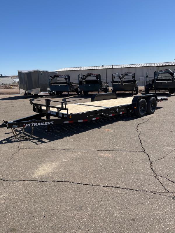 2025 PJ Trailers 83" x 22' T6 Equipment Trailer WZ2XI0ja61b1