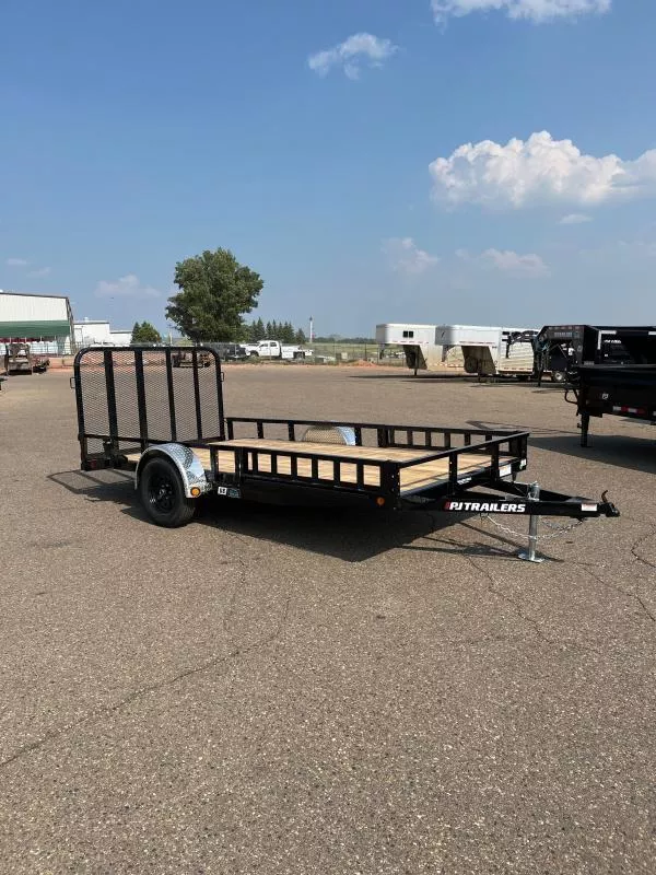 2026 PJ Trailers 83" x 14' 83" Single Axle Channel Utility (U8) Utility Trailer CsGUoC9i4sed