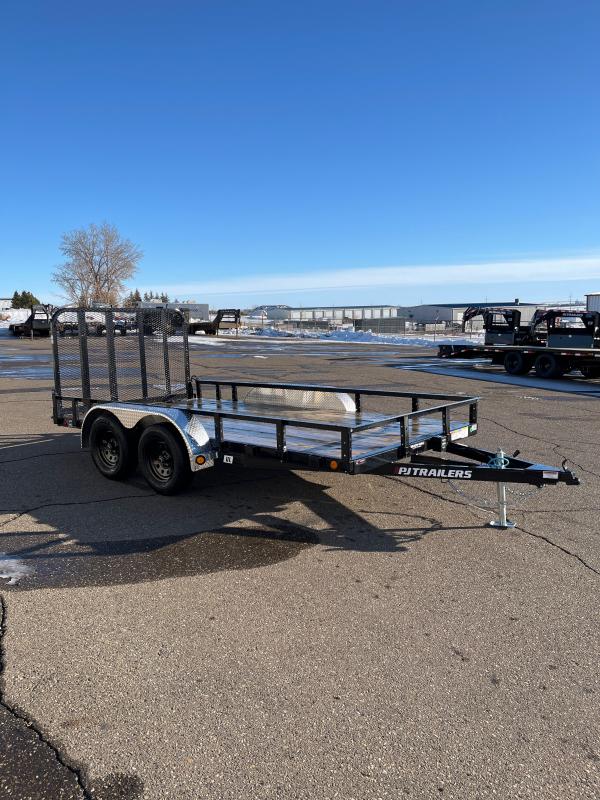 2023 PJ Trailers 83" x 14' 83" Tandem Axle Channel Utility (UL) Utility
