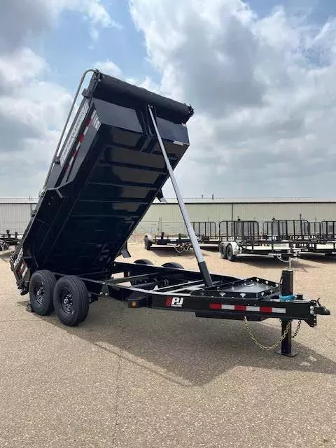 2026 PJ Trailers DT1 Voyager Telescopic Dump Trailer W0BAsSuuawq9
