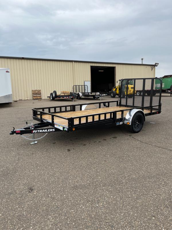 2023 PJ Trailers 83" x 14' 83" Tandem Axle Channel Utility (UL) Utility
