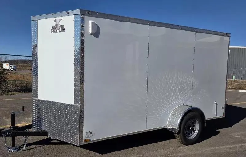 2026 Anvil -New 6x12-Barn Doors-3xThicker .080 PolyCor Ext-Cargo/Enclosed Trailer