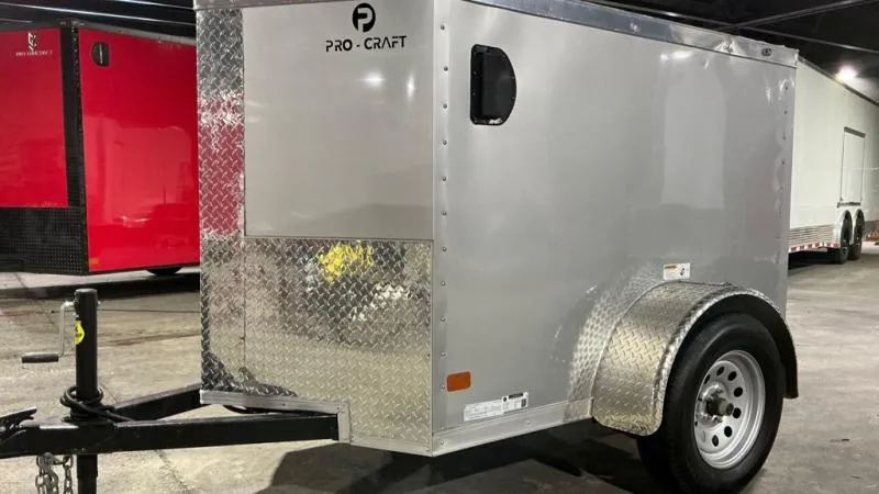 2026 NationCraft Trailers -  Pre-Owned 4x6 - Barn Door - Cargo / Enclosed Trailer