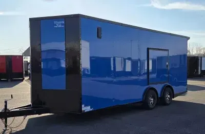2026 Titanium 8.5x20 - Torsion Spread - Blue/BlackOut .080 PolyCore Ext - Wing - Escape Door - 7'6" 