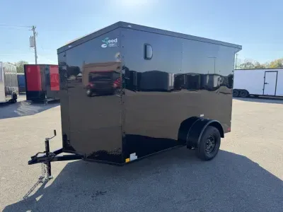2027 Seed -New 6x10 - Wing - Full 16" On-Center Frame - BlackOut .080 Polycore Ext - Cargo / Encl