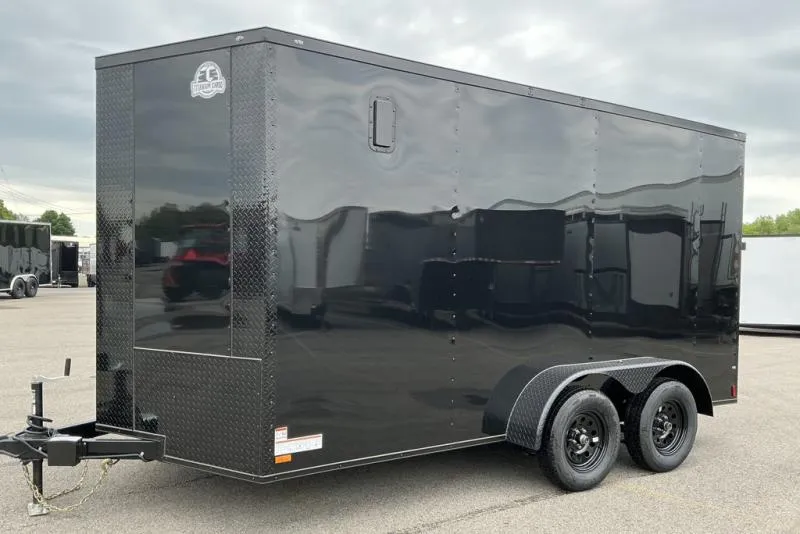 2026 Titanium -New 7x14 - BlackOut .080 Polycore Ext - 7' Int Ht - Cargo/Enclosed Trailer