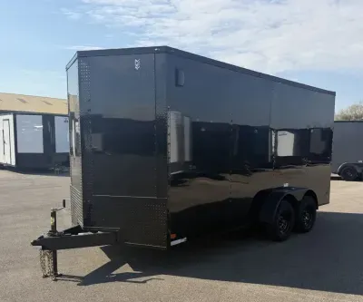 2027 NationCraft Trailers -New 7x16 - BlackOut .080 Polycore Ext - 7' Int Ht - Cargo / Enclosed Trai
