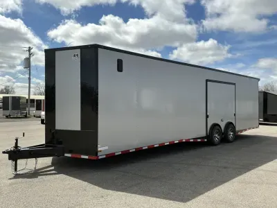 2026 Titanium -New 8.5x32 - 7K Torsion Spread- Wing-Escape Door-7'6"Int Ht-Car Hauler/Enclosed Trail