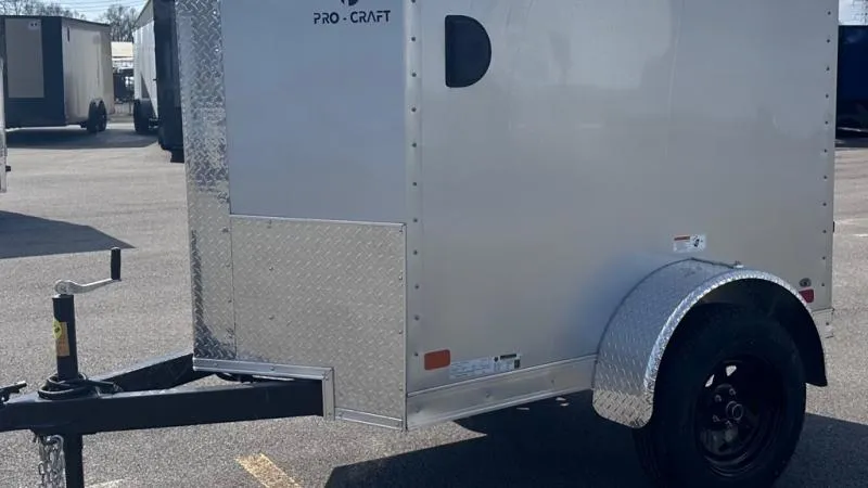 2026 NationCraft Trailers -New 4x6 - Barn Door - Cargo / Enclosed Trailer