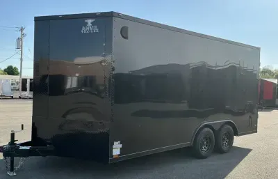 2026 Anvil -New 8.5x16-Barn Doors-BlackOut .080 Polycor Ext-7' Int Ht-Cargo/Enclosed Trailer
