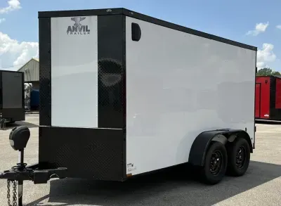 2027 Anvil -New 6x12 TA - Barn Door - 3x Thicker .080 PolyCor Ext - Brakes - Cargo / Enclosed Traile