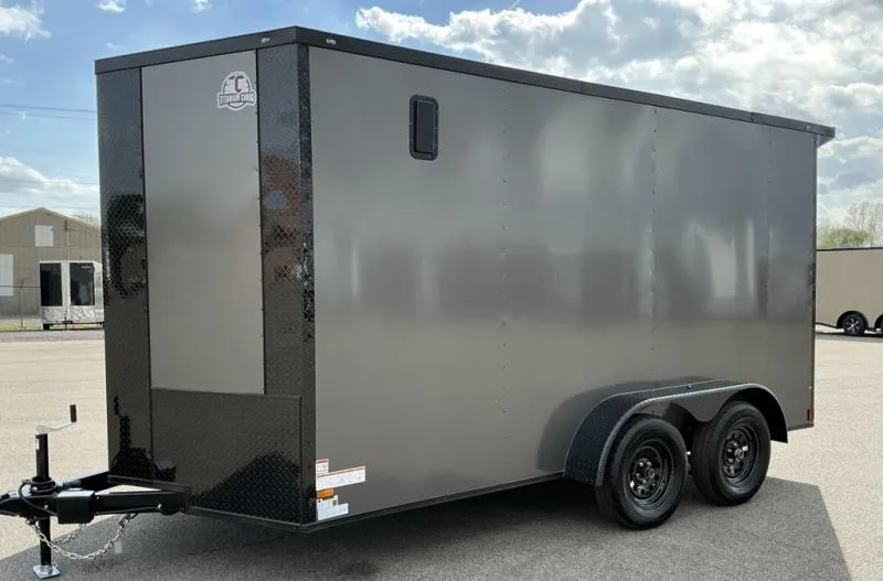 2026 Titanium -New 7x14 -Gray/BlackOut .080 Polycore Ext - Wing - 7' Int Ht