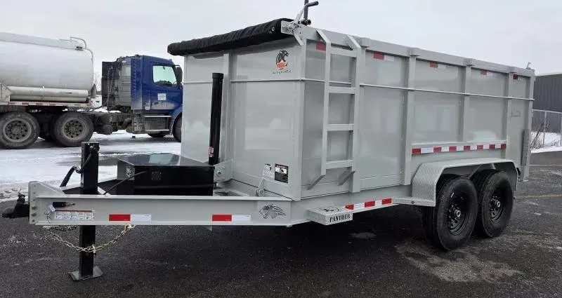 2026 Panther Cargo 7x14 HS - 8K Axles - Telescopic Cylinder - Dump Trailer