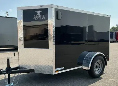 2026 Anvil -New 5x8 - Blackout .080 PolyCore Ext - Cargo Enclosed Trailer