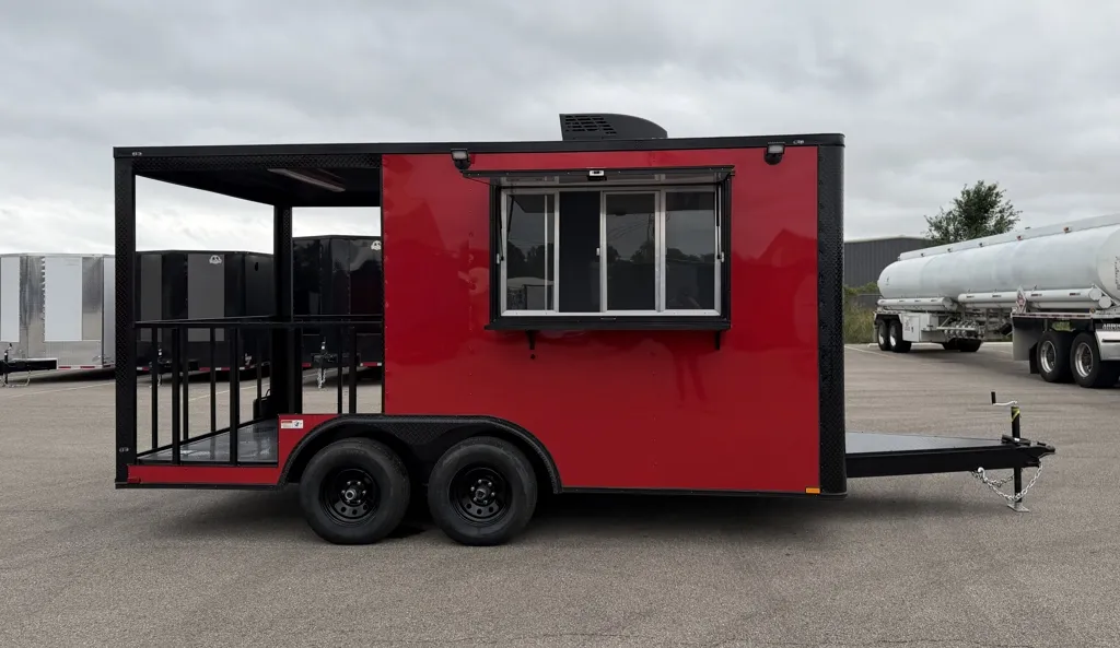 2026 Quality Cargo -New 8.5x16 -Premier Concession Trailer - Sinks - Electric / AC