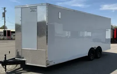 2026 Titanium -New 8.5x20 - Barn Doors - 5200# Axles - .080 Polycore Ext - 7' Int Ht - Cargo / Enclo