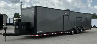 2026 Quality Cargo - New 8.5x36 - Premier Race Trailer with Full Bathroom - Car Hauler / Enclosed
