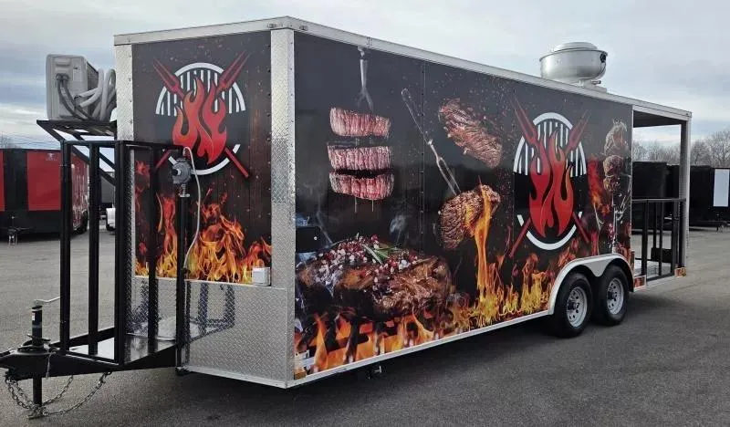 2026 Quality Cargo - New 8.5x22 - Fully Loaded Porch Concession Trailer - Hood Vent - Sinks - Ele