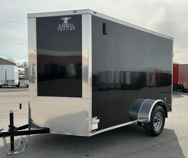 2026 Anvil -New 6x10 -Barn Door- .080 PolyCor Ext- Side Door -Cargo/Enclosed Trailer