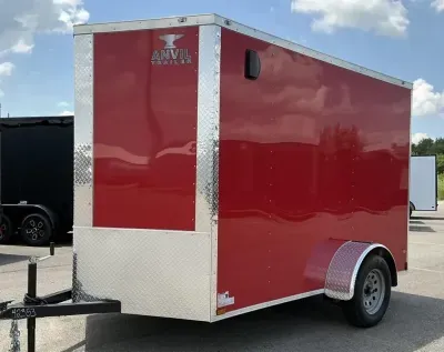 2026 Anvil -New 6x10 - .080 PolyCor Ext - 6' 6" Int Ht - Side Door - Cargo / Enclosed Trailer