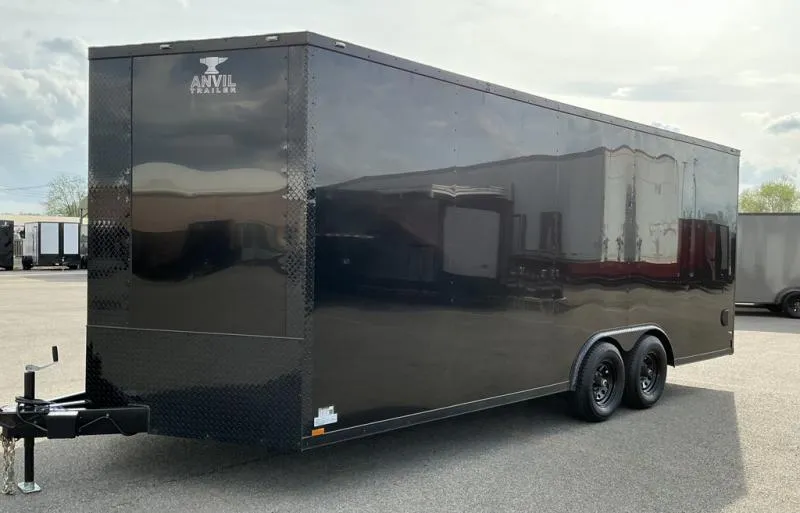 2026 Anvil -New 8.5x20 - BlackOut .080 PolyCore Ext - 5200# Axles - 7' Int Ht Enclosed Trailer / Car