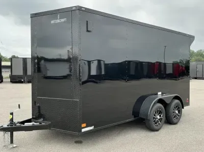 2026 NationCraft Trailers - New 7x14 - BlackOut .080 PolyCore Ext - 7' Int Ht - Cargo / Enclosed