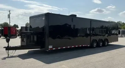 2026 Quality Cargo -New 8.5x36 - Premier Race Trailer with Full Bathroom - Car Hauler / Enclosed 