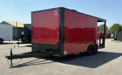 2026 Quality Cargo -New 8.5x20 - Porch  Concession Trailer - Sinks - A/C - Electric
