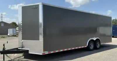 2026 NationCraft Trailers -New 8.5x24 - 5200# Axles - .080 Polycore Ext - Car Hauler / Enclosed T